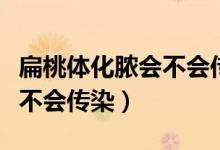 扁桃体化脓会不会传染给宝宝（扁桃体化脓会不会传染）