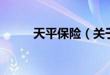 天平保险（关于天平保险的介绍）