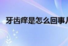 牙齿痒是怎么回事儿（牙齿痒是怎么回事）