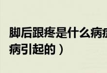 脚后跟疼是什么病症引起的（脚后跟疼是什么病引起的）