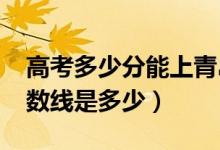 高考多少分能上青岛科技大学（2020录取分数线是多少）