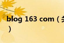 blog 163 com（关于blog 163 com的介绍）