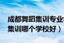 成都舞蹈集训专业学校（2021成都舞蹈艺考集训哪个学校好）