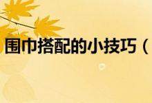 围巾搭配的小技巧（围巾搭配的小技巧推荐）