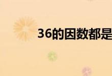 36的因数都是哪些(36的因数)