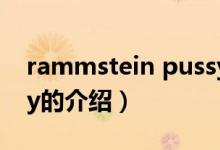 rammstein pussy（关于rammstein pussy的介绍）