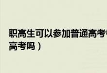 职高生可以参加普通高考考省外的学校吗（职高生可以参加高考吗）