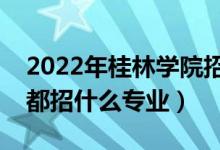 2022年桂林学院招生计划及招生人数（各省都招什么专业）