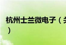 杭州士兰微电子（关于杭州士兰微电子的介绍）