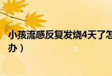 小孩流感反复发烧4天了怎么办（小孩流感反复发烧3天怎么办）