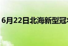 6月22日北海新型冠状病毒肺炎疫情最新消息