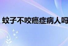 蚊子不咬癌症病人吗（蚊子不咬癌症病人吗）