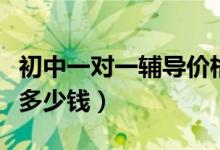 初中一对一辅导价格表（初中一对一辅导价格多少钱）