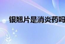 银翘片是消炎药吗（银翘片是消炎药吗）