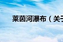 莱茵河瀑布（关于莱茵河瀑布的介绍）