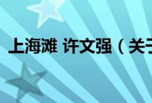 上海滩 许文强（关于上海滩 许文强的介绍）