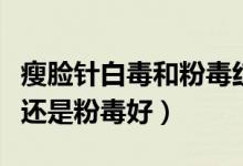 瘦脸针白毒和粉毒红毒的区别（瘦脸针白毒好还是粉毒好）