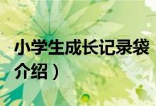 小学生成长记录袋（关于小学生成长记录袋的介绍）