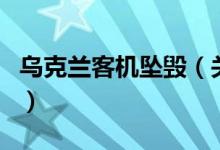 乌克兰客机坠毁（关于乌克兰客机坠毁的介绍）