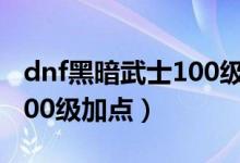 dnf黑暗武士100级加点（简介dnf黑暗武士100级加点）