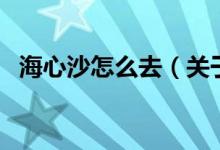 海心沙怎么去（关于海心沙怎么去的介绍）