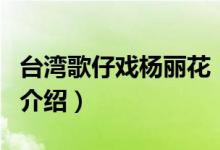 台湾歌仔戏杨丽花（关于台湾歌仔戏杨丽花的介绍）