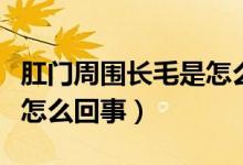 肛门周围长毛是怎么回事儿（肛门周围长毛是怎么回事）