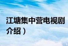 江塘集中营电视剧（关于江塘集中营电视剧的介绍）