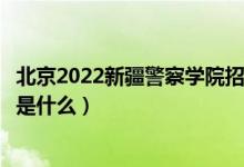 北京2022新疆警察学院招生面试时间及地点安排（面试要求是什么）