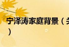 宁泽涛家庭背景（关于宁泽涛家庭背景的介绍）