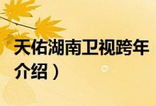 天佑湖南卫视跨年（关于天佑湖南卫视跨年的介绍）