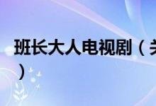 班长大人电视剧（关于班长大人电视剧的介绍）