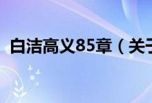 白洁高义85章（关于白洁高义85章的介绍）