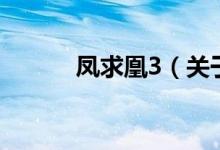 凤求凰3（关于凤求凰3的介绍）