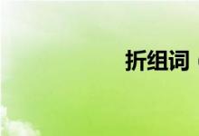 折组词（折的拼音）