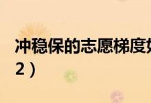 冲稳保的志愿梯度如何把握（有什么方法2022）