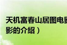 天机富春山居图电影（关于天机富春山居图电影的介绍）