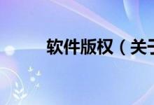 软件版权（关于软件版权的介绍）