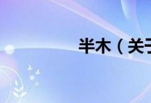 半木（关于半木的介绍）