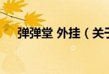 弹弹堂 外挂（关于弹弹堂 外挂的介绍）