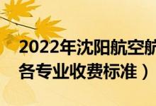 2022年沈阳航空航天大学学费多少钱(一年各专业收费标准)