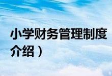小学财务管理制度（关于小学财务管理制度的介绍）