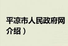 平凉市人民政府网（关于平凉市人民政府网的介绍）