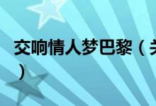 交响情人梦巴黎（关于交响情人梦巴黎的介绍）