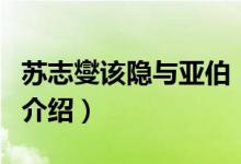 苏志燮该隐与亚伯（关于苏志燮该隐与亚伯的介绍）