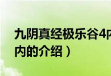 九阴真经极乐谷4内（关于九阴真经极乐谷4内的介绍）