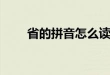 省的拼音怎么读音（省的拼音组词）