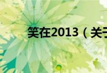 笑在2013（关于笑在2013的介绍）