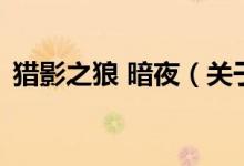猎影之狼 暗夜（关于猎影之狼 暗夜的介绍）