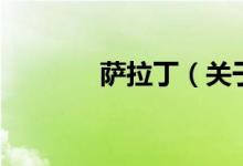 萨拉丁(关于萨拉丁的介绍)